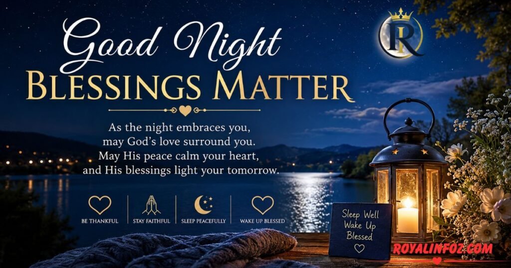 Good Night Blessings Matter