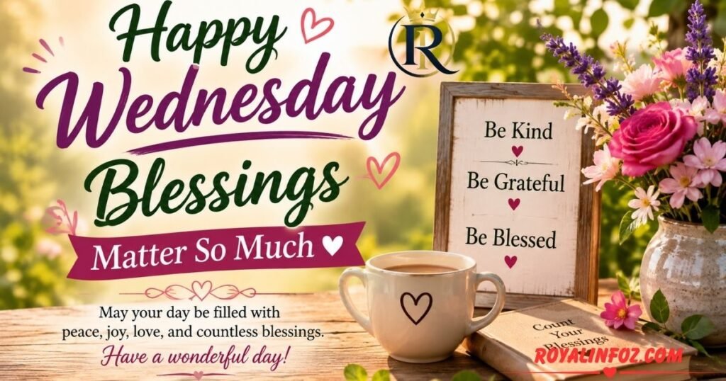 Happy Wednesday Blessings Matter So Much