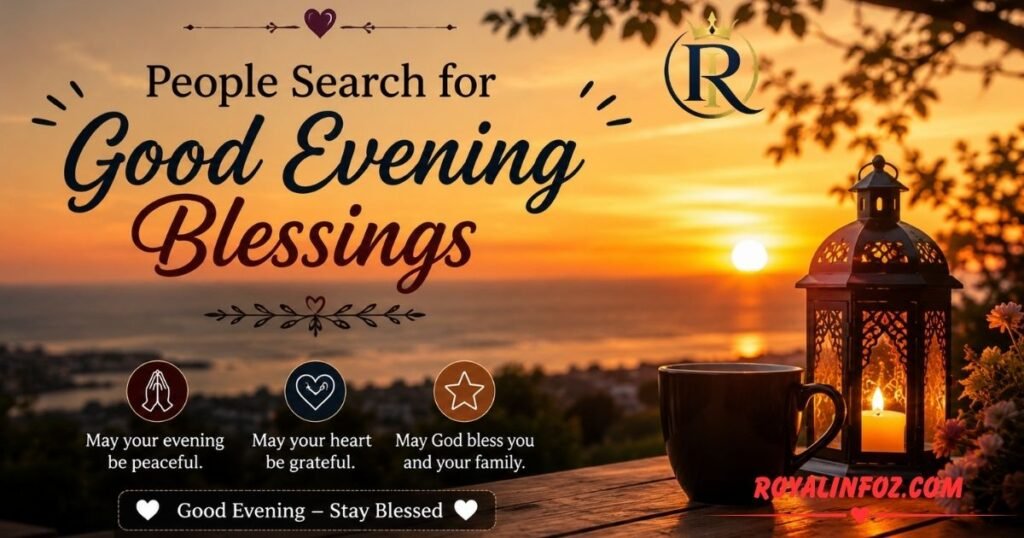 People Search for Good Evening Blessings
