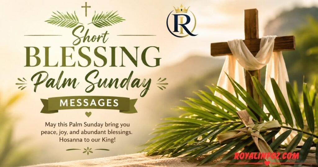 Short Blessing Palm Sunday Messages