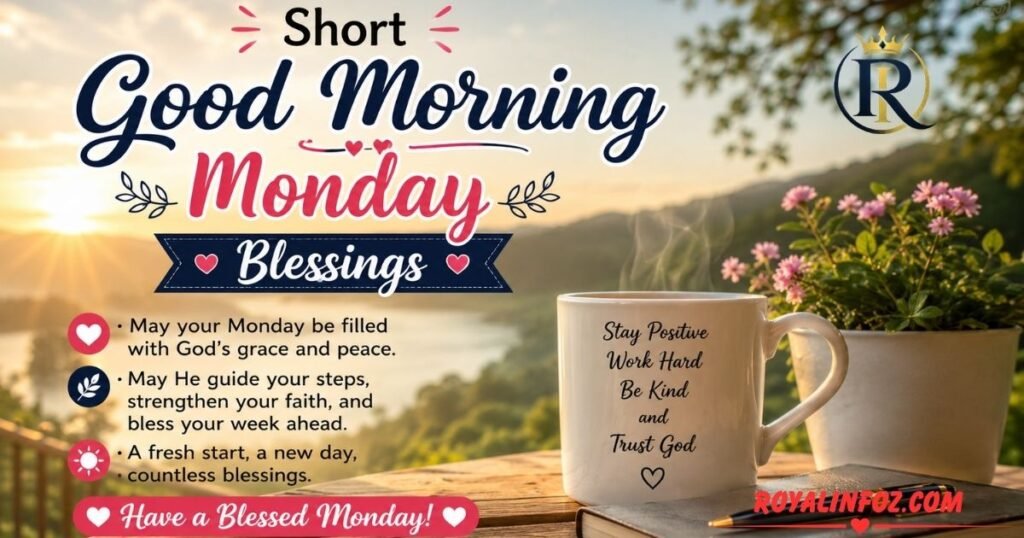 Short Good Morning Monday Blessings