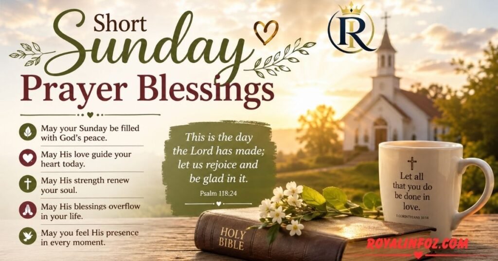 Short Sunday Prayer Blessings