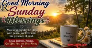 Good Morning Sunday Blessings