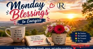 Monday Blessings to Energize