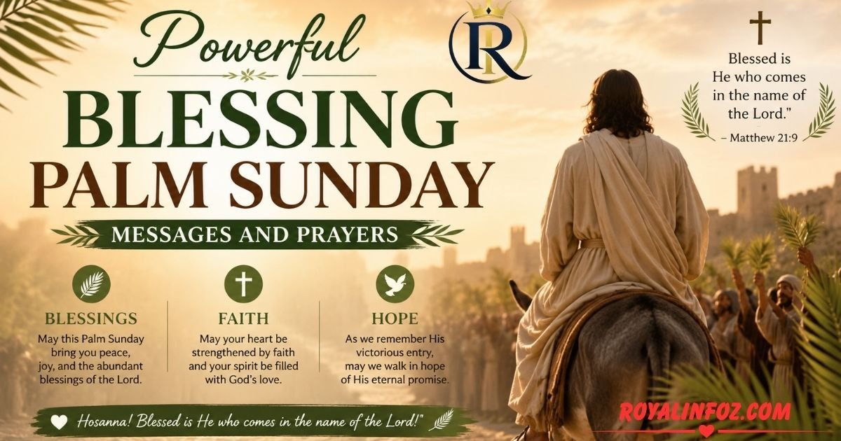 Powerful Blessing Palm Sunday Messages and Prayers