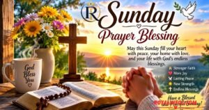 Sunday Prayer Blessing